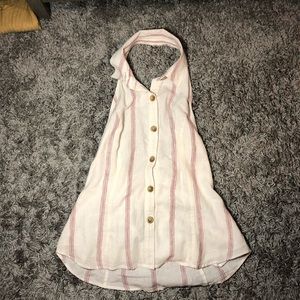 ANTHRO Button Up Halter Vest